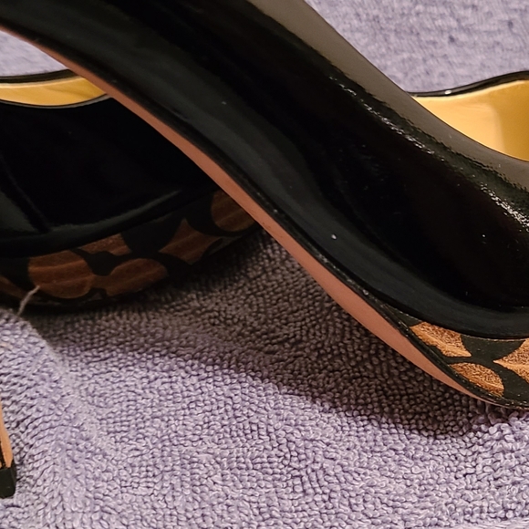 Black Coach Leather Heel / Pump Size 6.5 - Picture 7 of 9